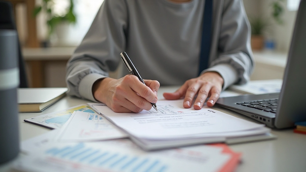 Professionele werkruimte met productiviteitstools en planningsmateriaal