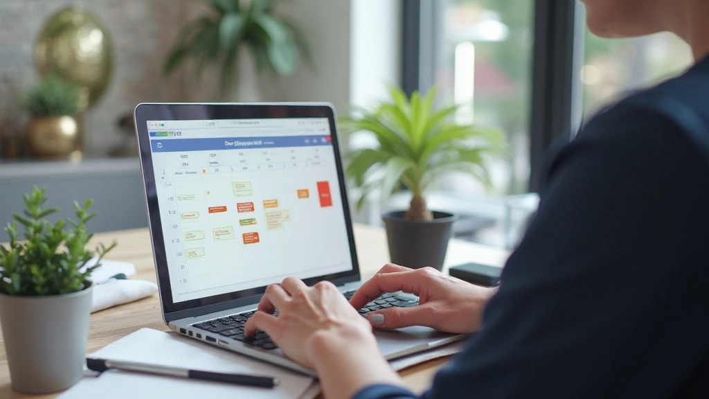 Tijdblokkeringsstrategie op digitale kalender voor efficiënt werken